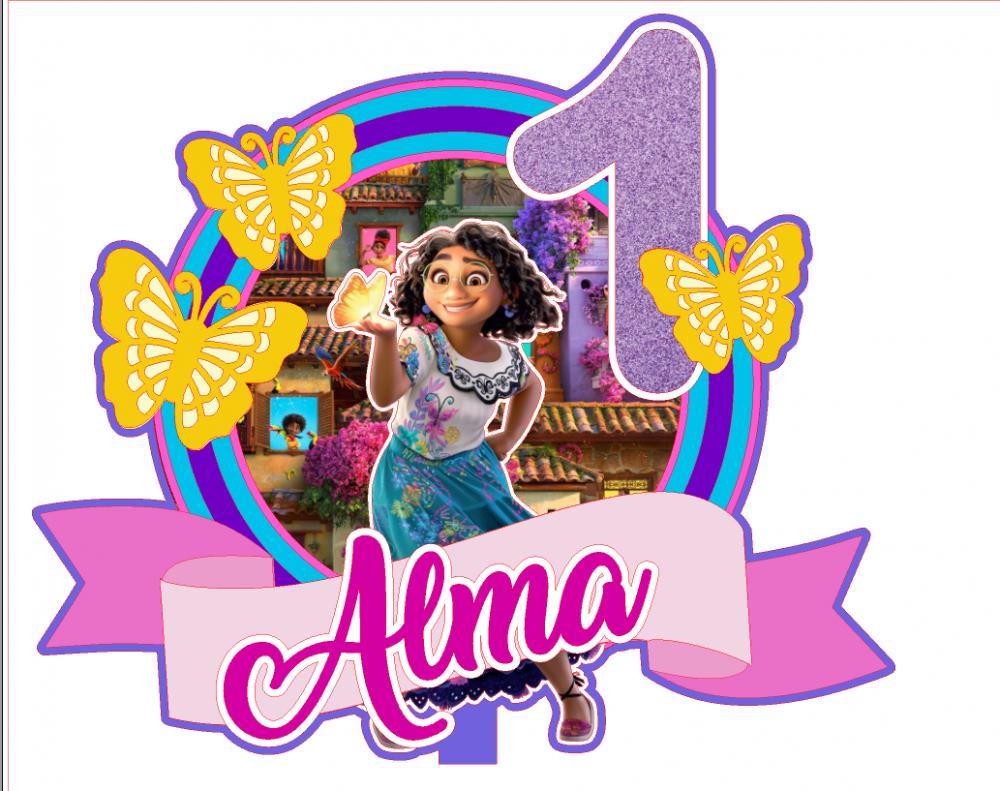 Arquivo de corte topo de bolo Encanto