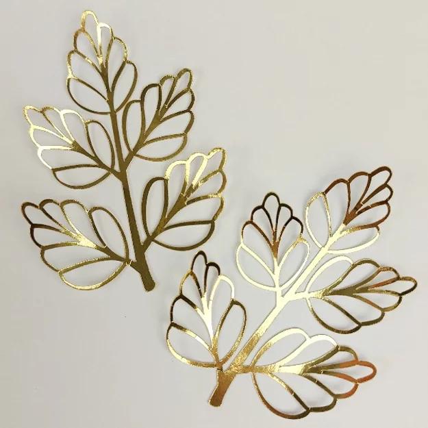 Arquivo de corte topo de bolo Folhagens