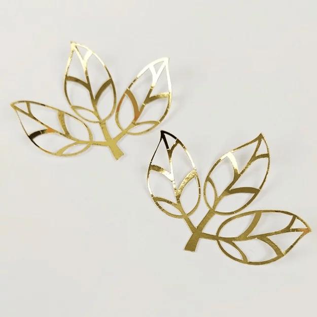 Arquivo de corte topo de bolo Folhagens