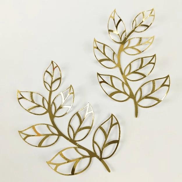 Arquivo de corte topo de bolo Folhagens