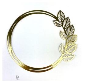 Arquivo de corte topo de bolo Folhagens