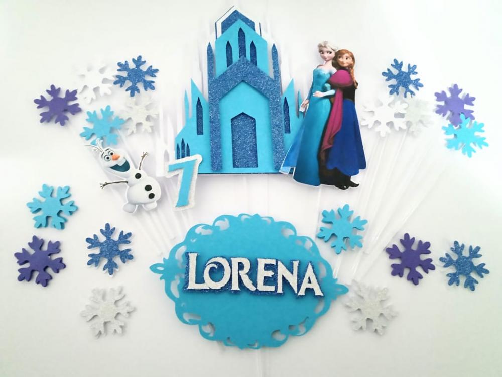 Arquivo de corte topo de bolo frozen