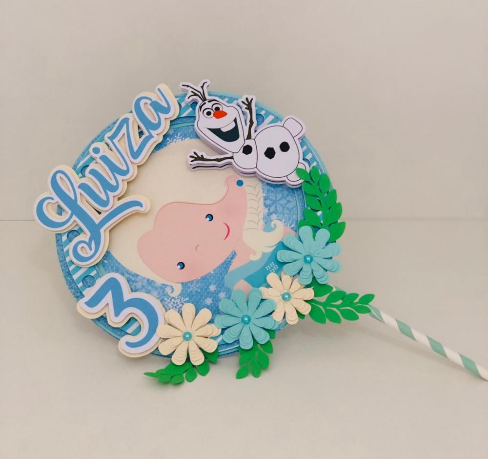 Arquivo de corte topo de bolo frozen