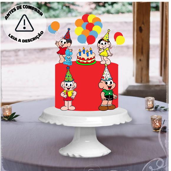 Arquivo de corte topo de bolo Turma da Monica