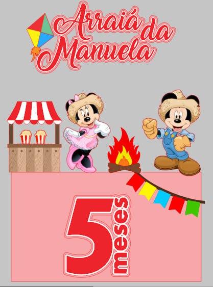 Arquivo de corte topo de bolo Mickey