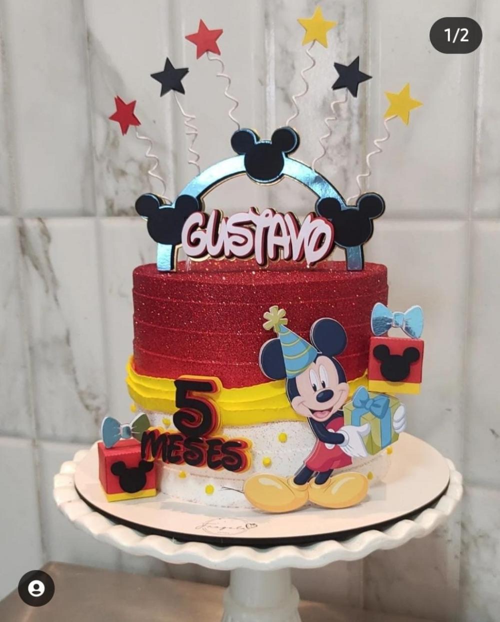Arquivo de corte topo de bolo Mickey
