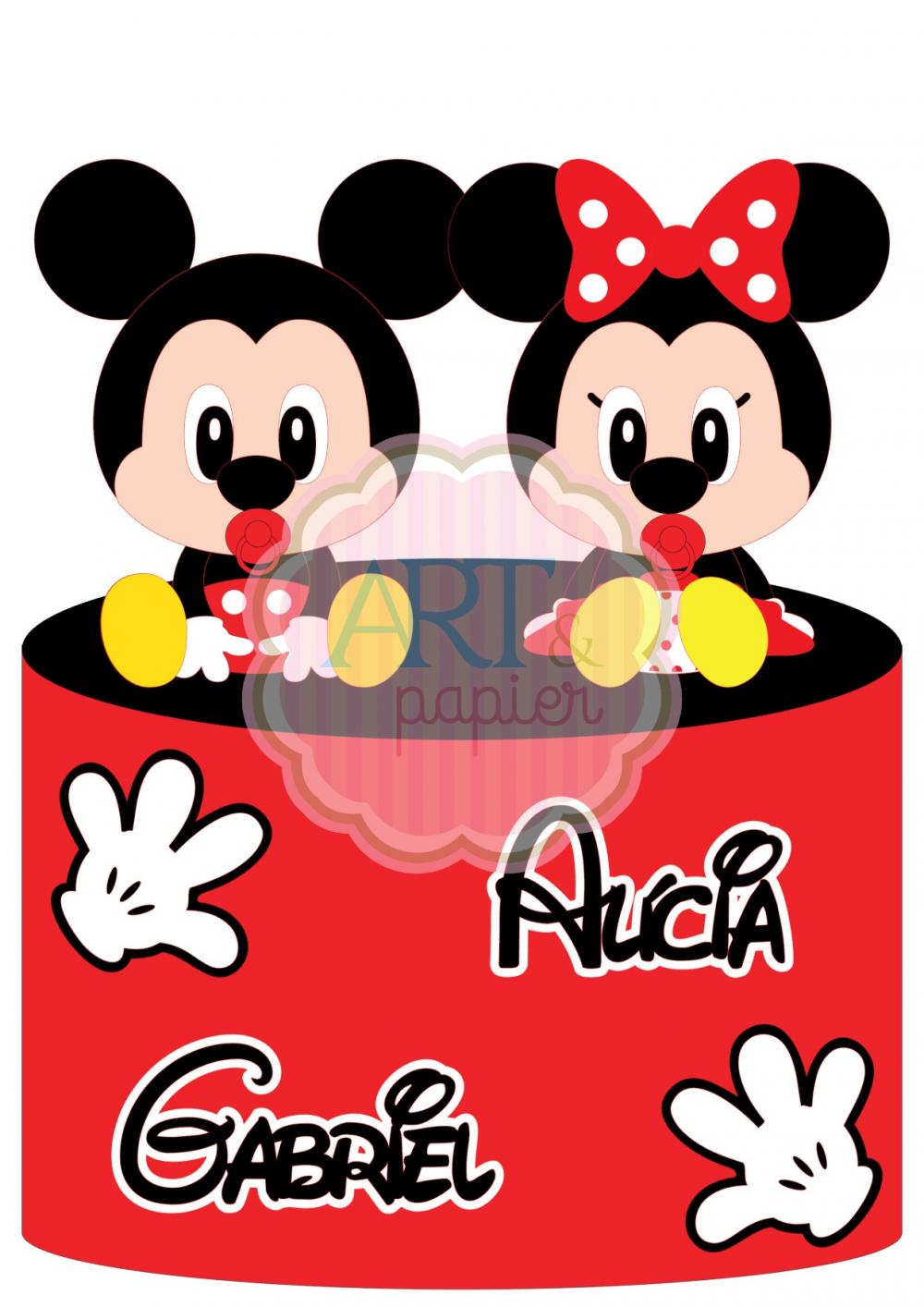 Arquivo de corte topo de bolo Mickey