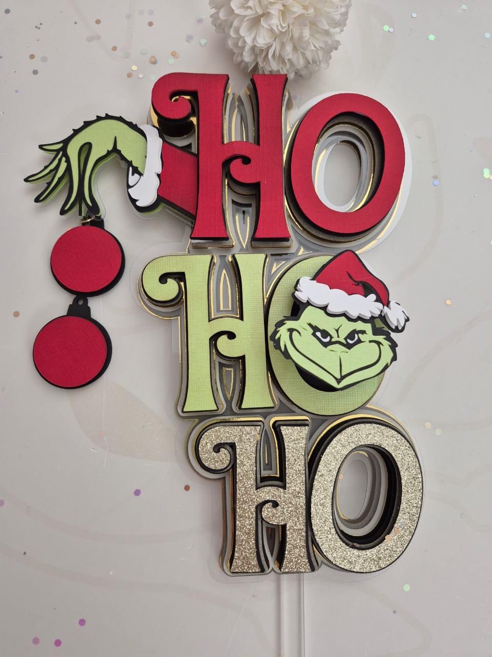 Arquivo de corte topo de bolo Grinch