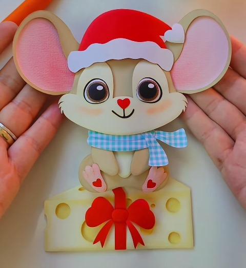 Arquivo de corte topo de bolo Natal