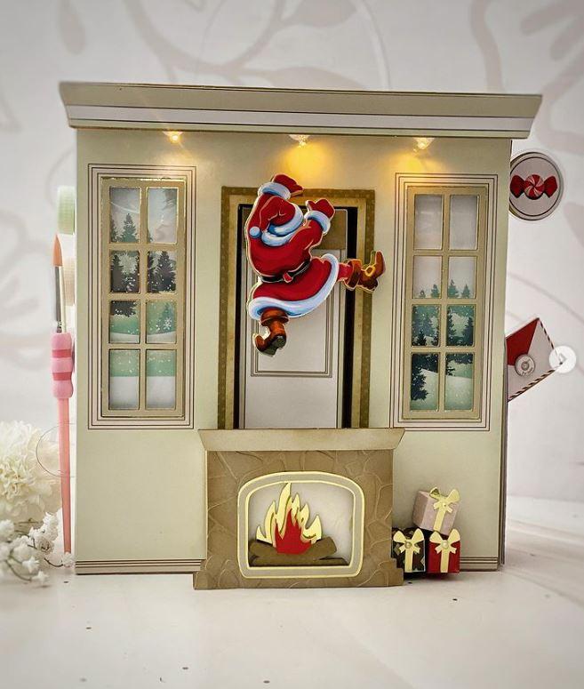 Arquivo de corte topo de bolo Natal