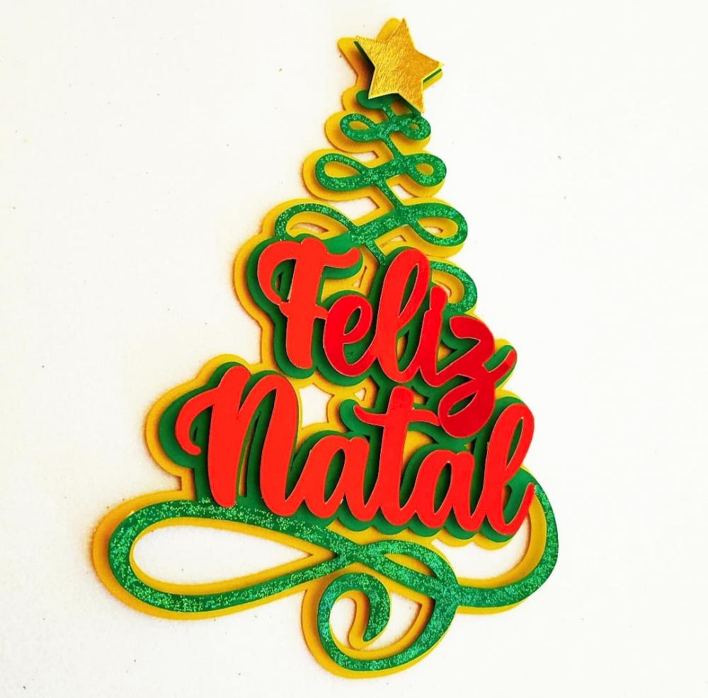 Arquivo de corte topo de bolo Natal