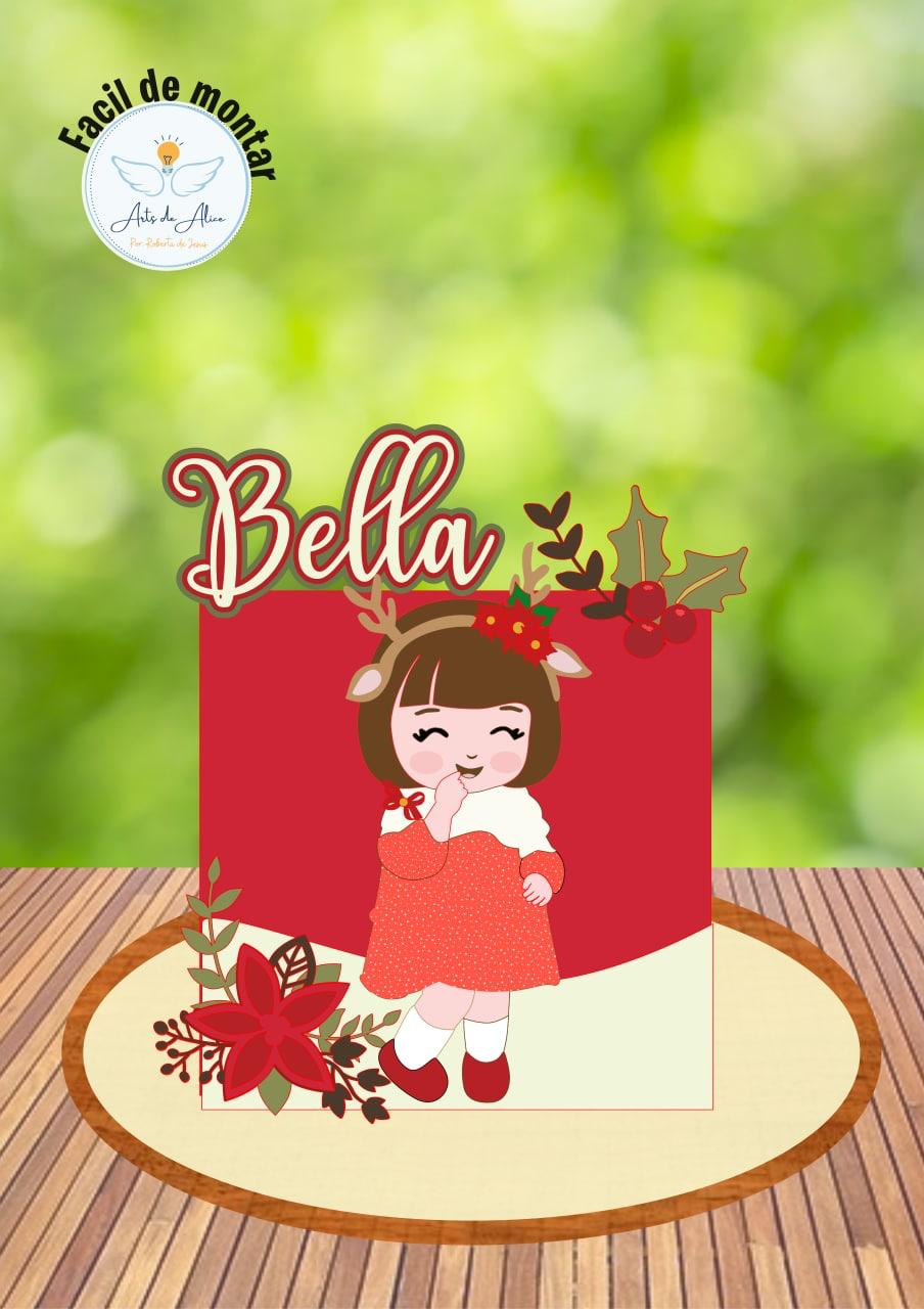 Arquivo de corte topo de bolo Natal