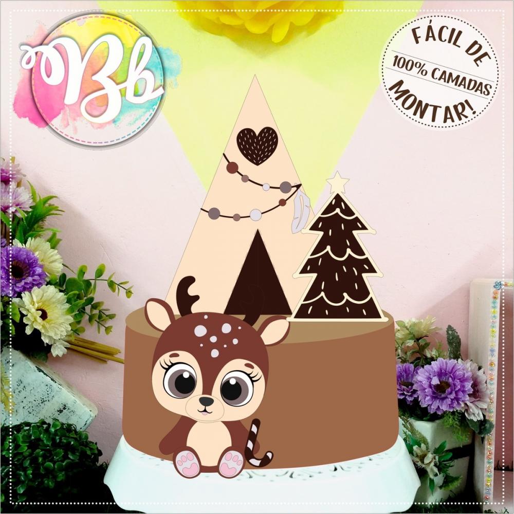 Arquivo de corte topo de bolo Natal