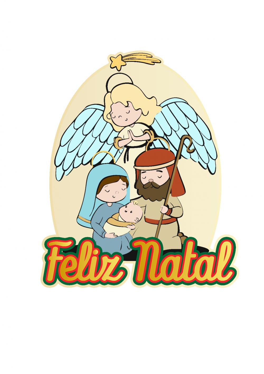 Arquivo de corte topo de bolo Natal