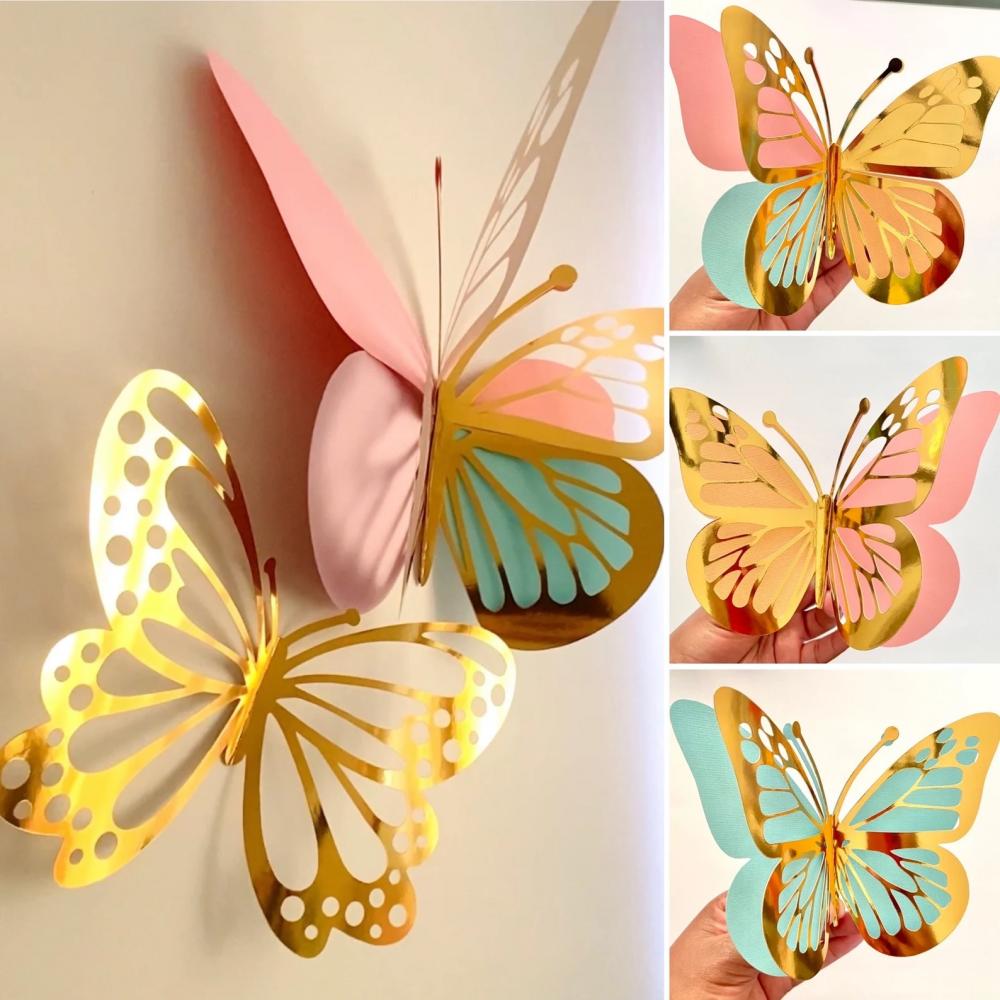 Arquivo de corte Topo de bolo Borboletas