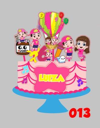 Arquivo de corte topo de bolo Lucas Netto