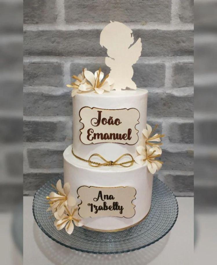 Arquivo de corte topo de bolo Anjinho