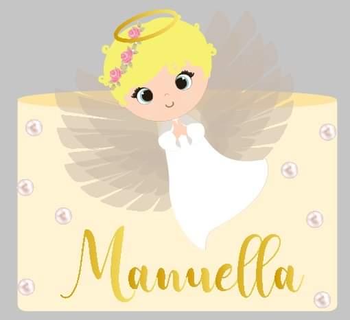 Arquivo de corte topo de bolo Anjinho