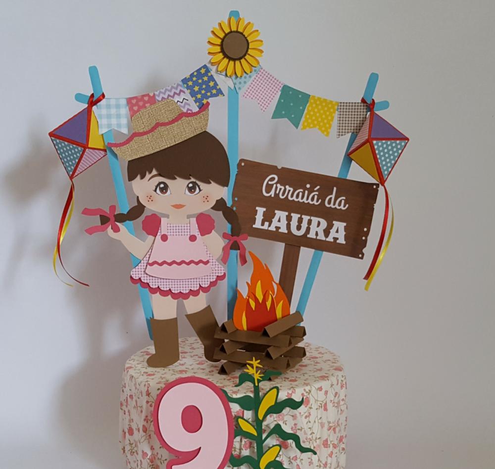 Arquivo de corte topo de bolo arraiá