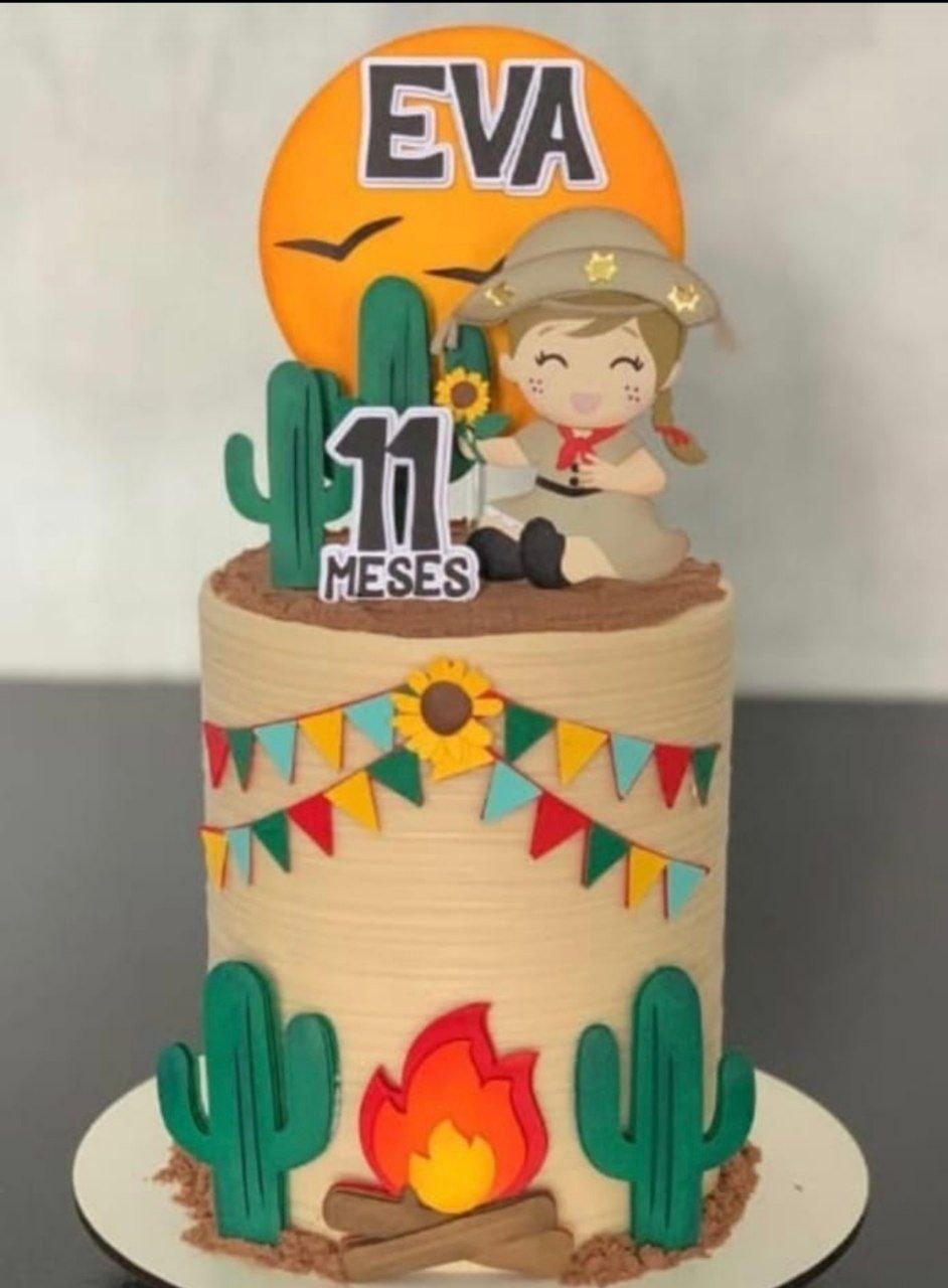 Arquivo de corte topo de bolo arraiá