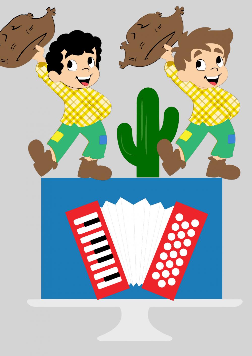 Arquivo de corte topo de bolo arraiá