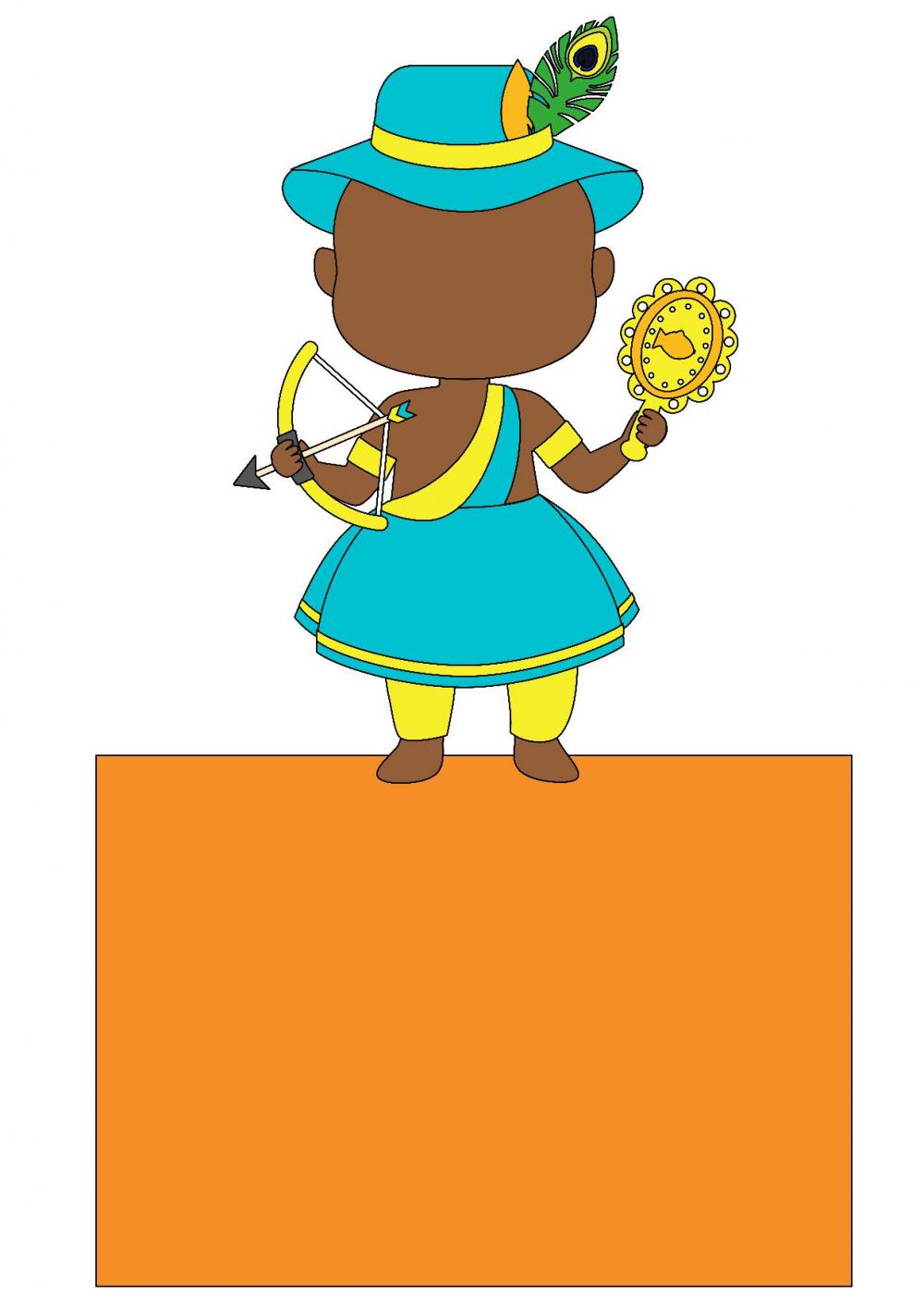 Arquivo de Corte Topo de Bolo Orixás