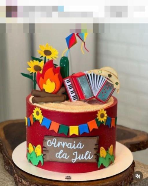 Arquivo de corte topo de bolo arraiá