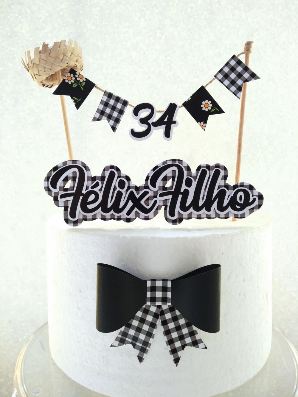 Arquivo de corte topo de bolo arraiá