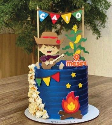 Arquivo de corte topo de bolo arraiá