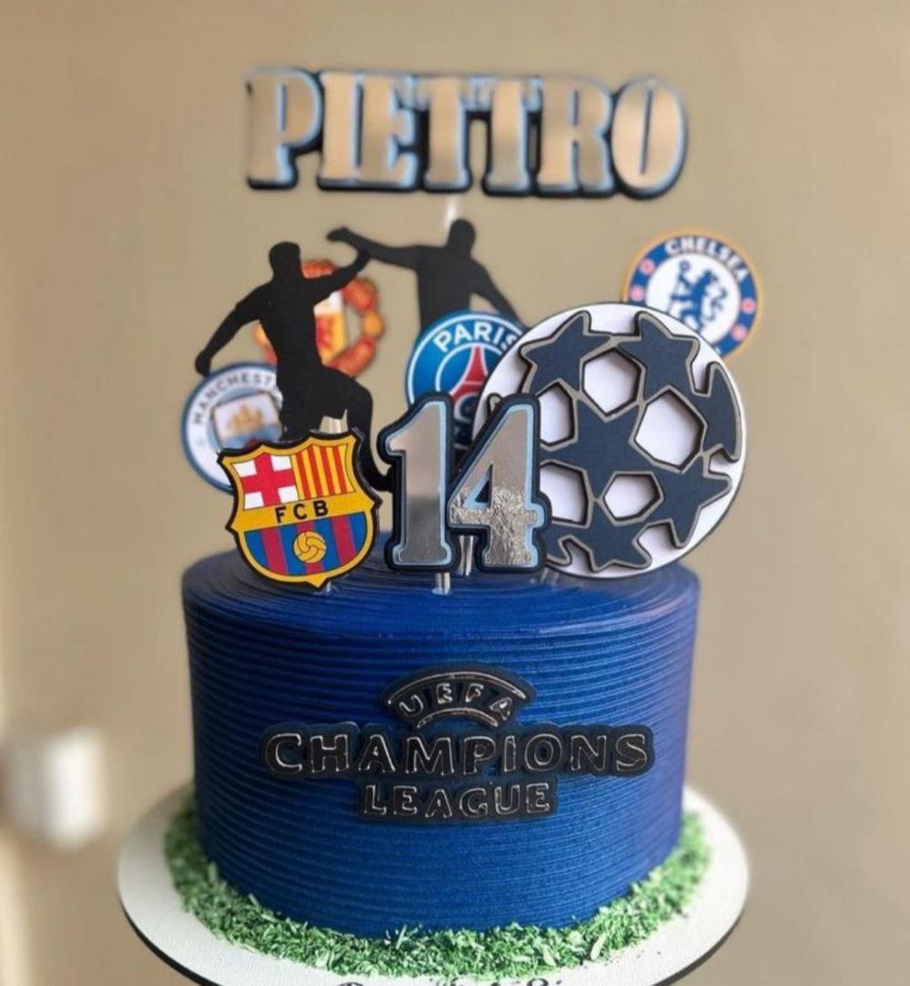 Arquivo de corte topo de bolo Futebol