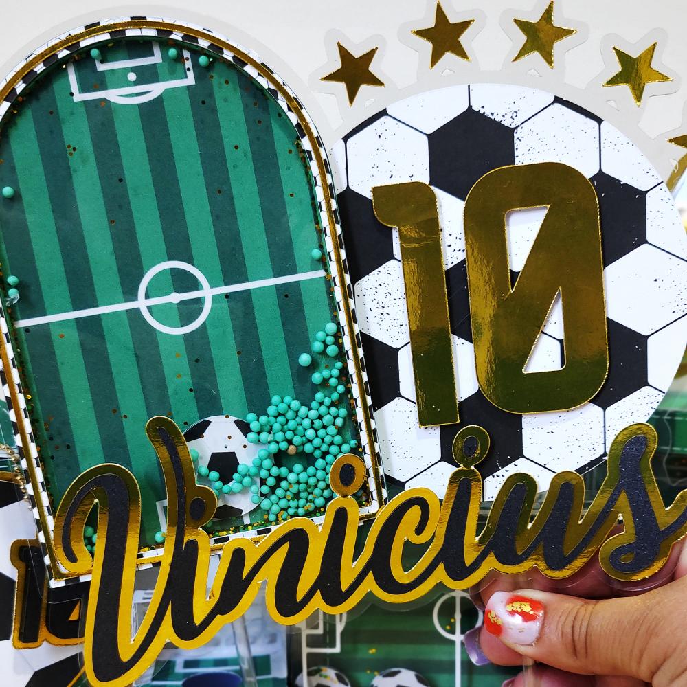 Arquivo de corte topo de bolo Futebol