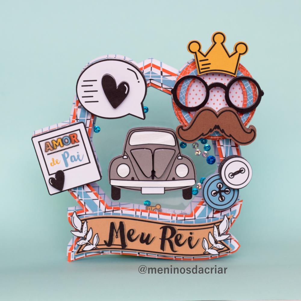 Arquivo de corte topo de bolo Dia dos Pais