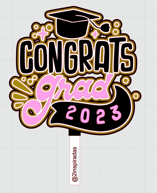 Arquivo de corte topo de bolo Formatura