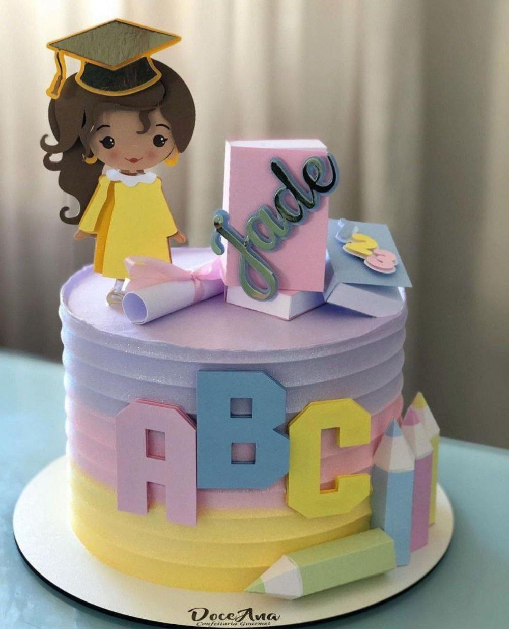 Arquivo de corte topo de bolo Formatura