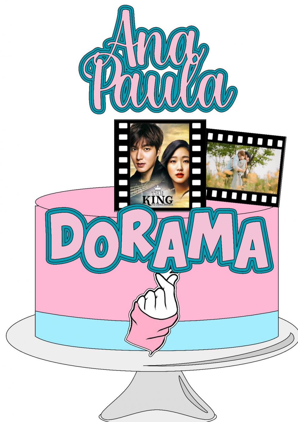 Arquivo de corte topo de bolo Doramas