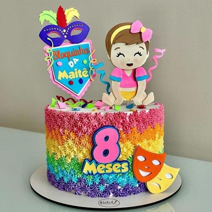 Arquivo de corte topo de bolo Carnaval