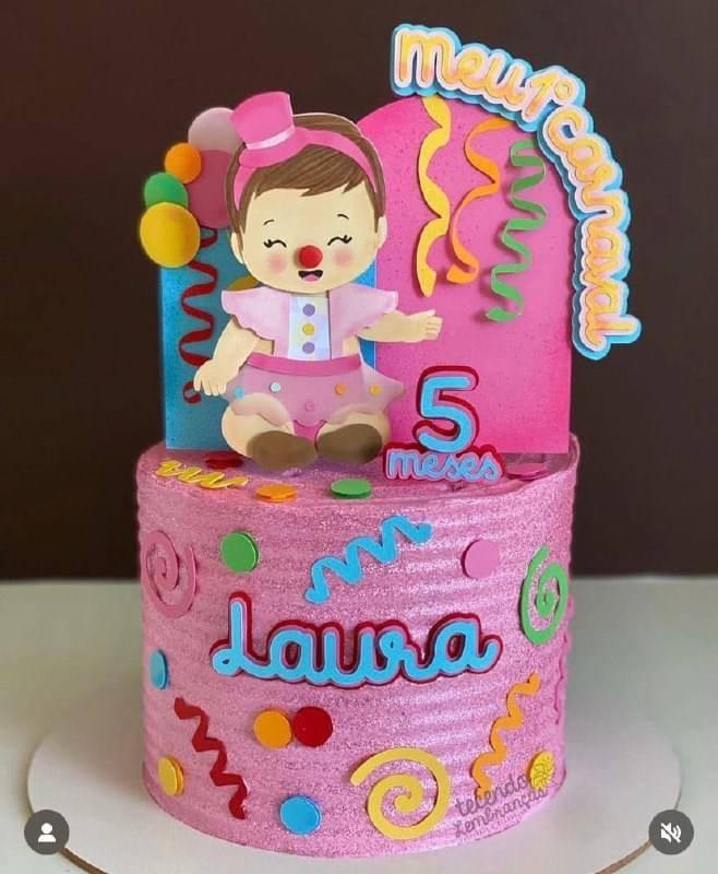 Arquivo de corte topo de bolo Carnaval