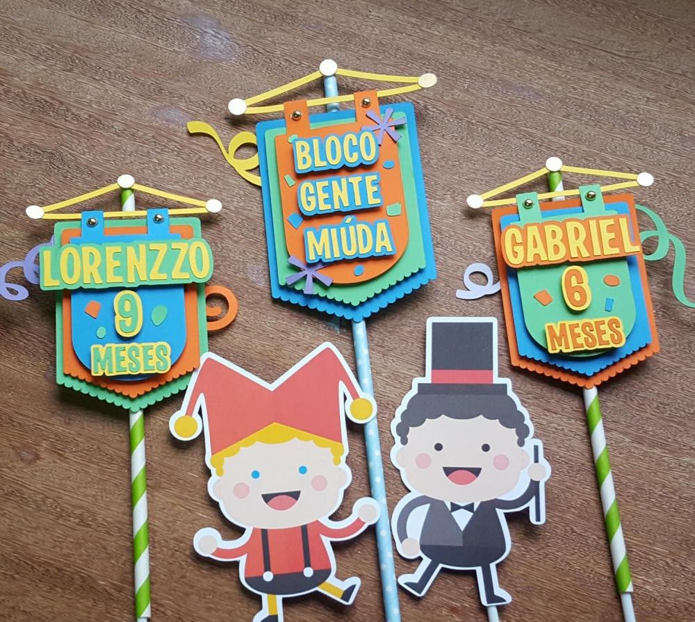 Arquivo de corte topo de bolo Carnaval