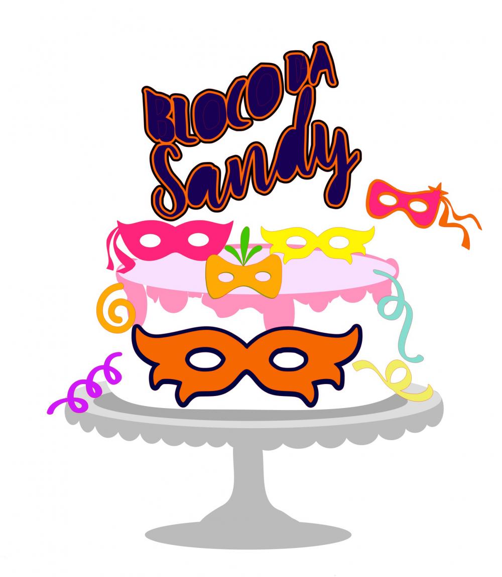 Arquivo de corte topo de bolo Carnaval