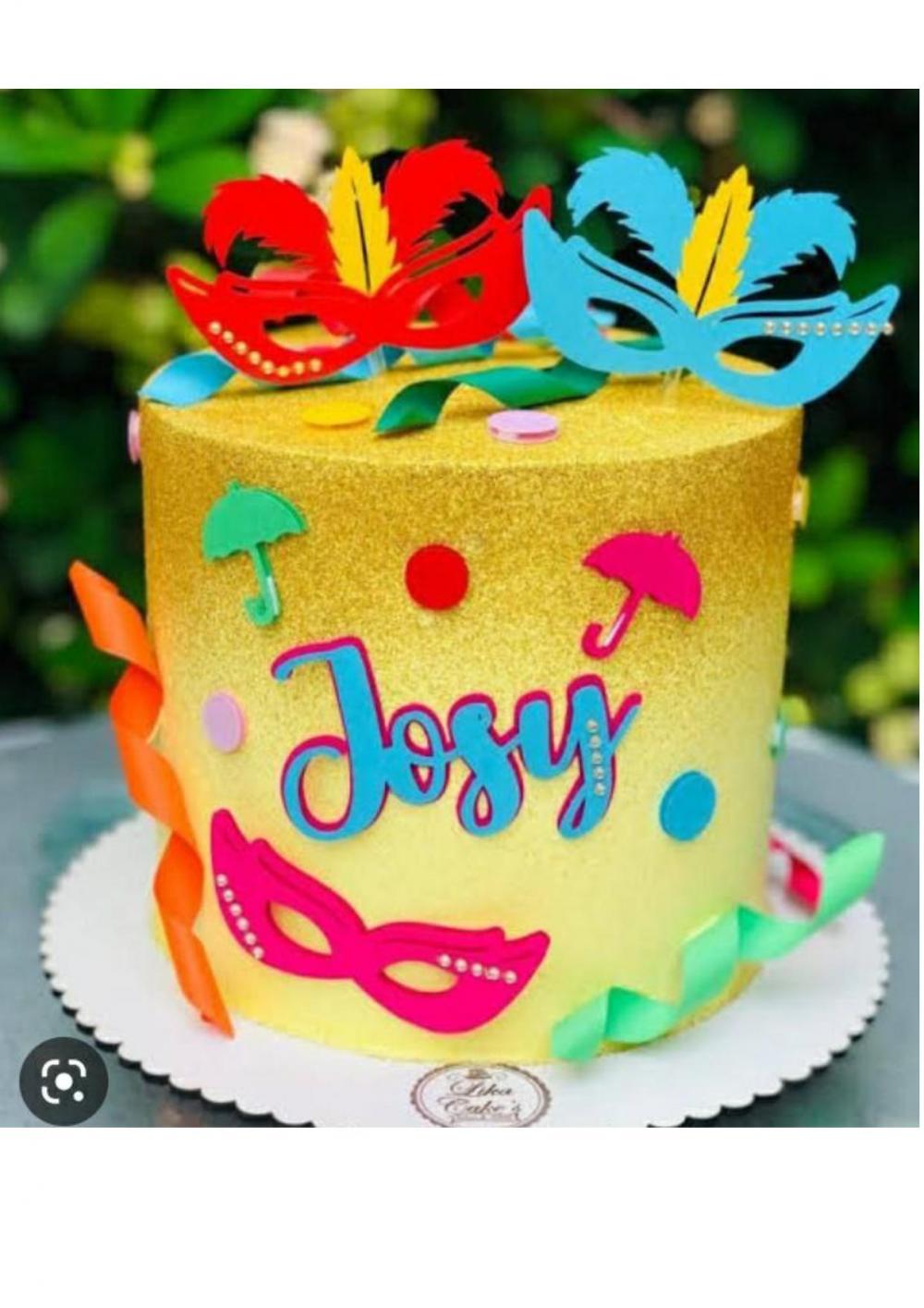 Arquivo de corte topo de bolo Carnaval