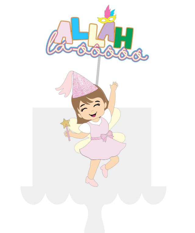 Arquivo de corte topo de bolo Carnaval