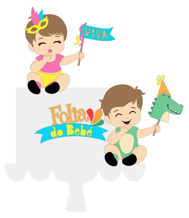 Arquivo de corte topo de bolo Carnaval