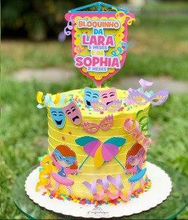 Arquivo de corte topo de bolo Carnaval