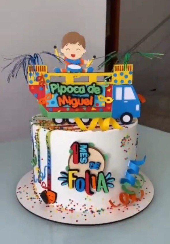 Arquivo de corte topo de bolo Carnaval