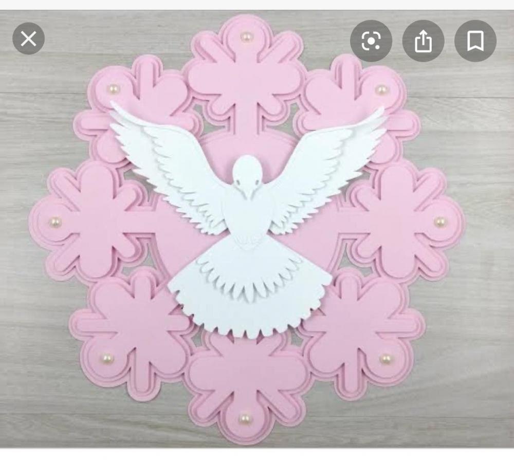 Arquivo de corte topo de bolo Batizado