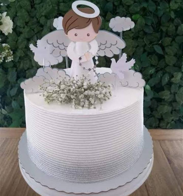 Arquivo de corte topo de bolo Batizado