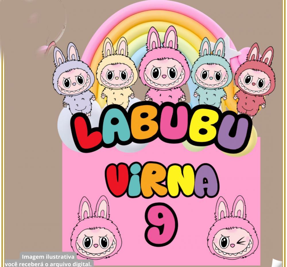 Arquivo de corte topo de bolo Labubu