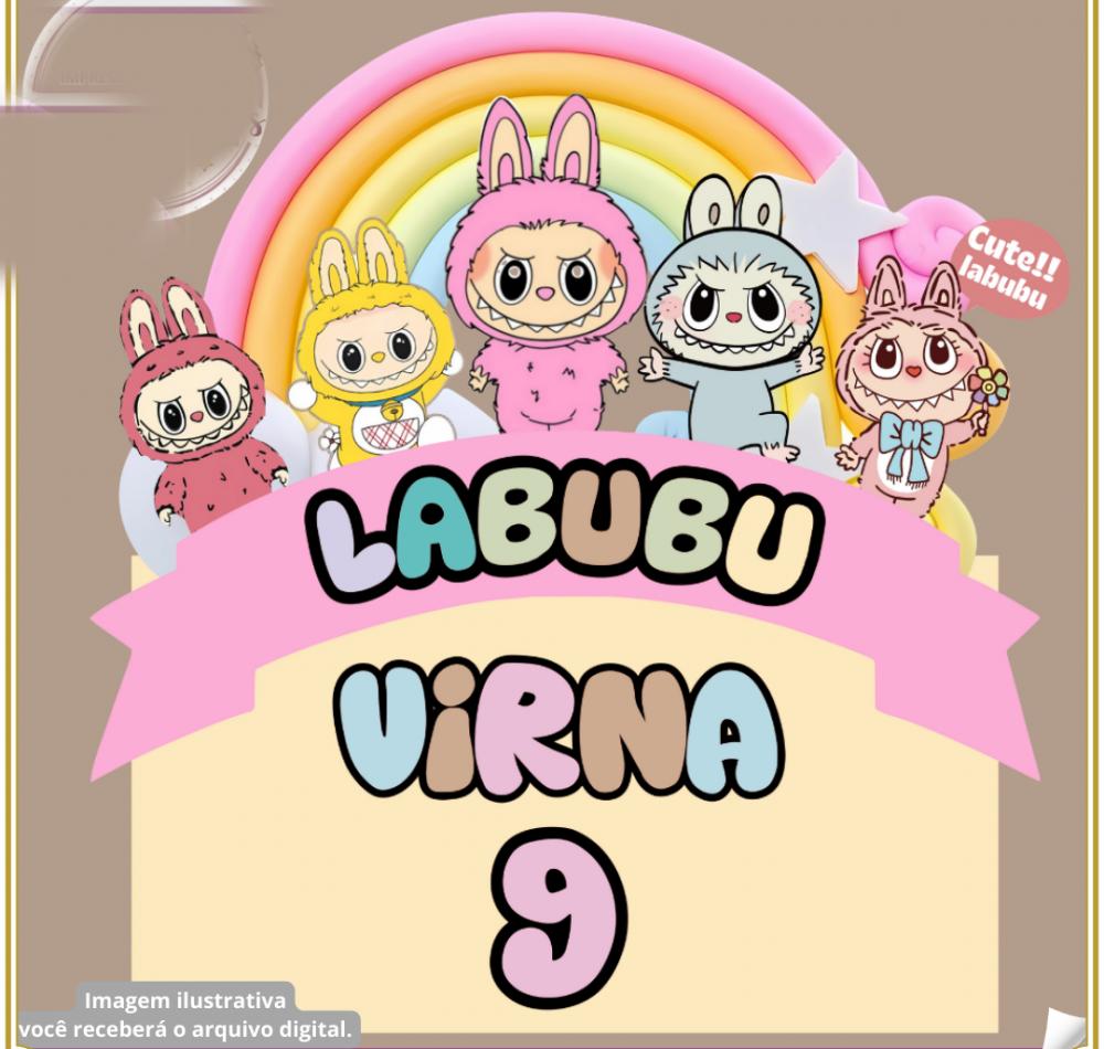 Arquivo de corte topo de bolo Labubu