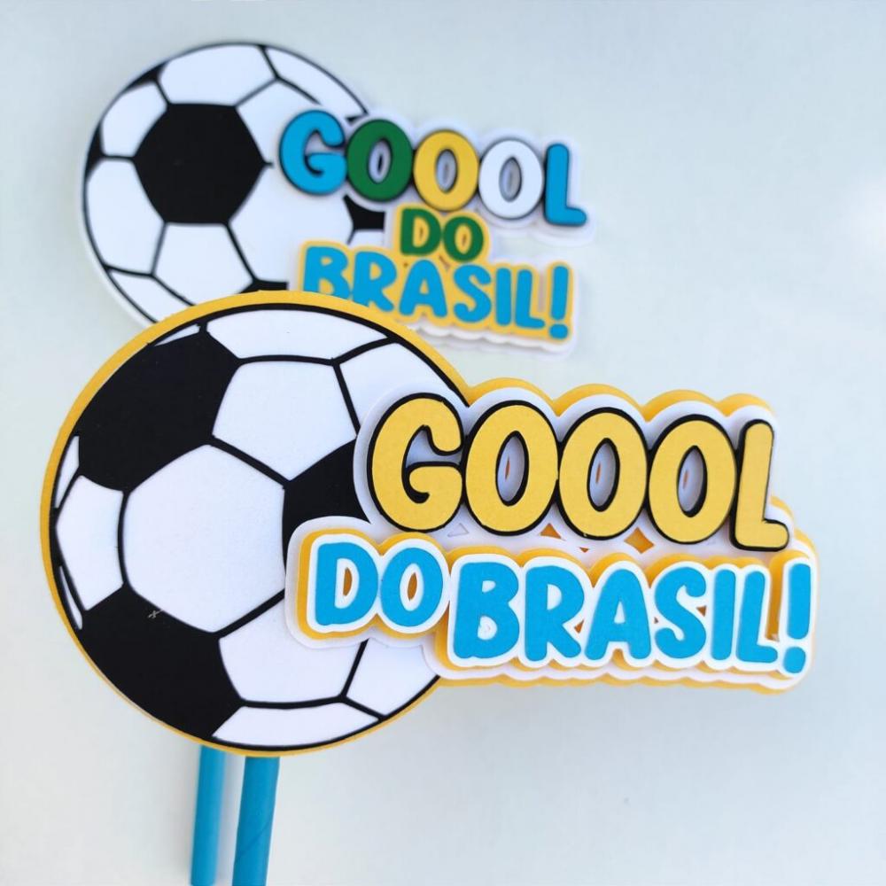 Arquivo de corte topo de bolo Futebol