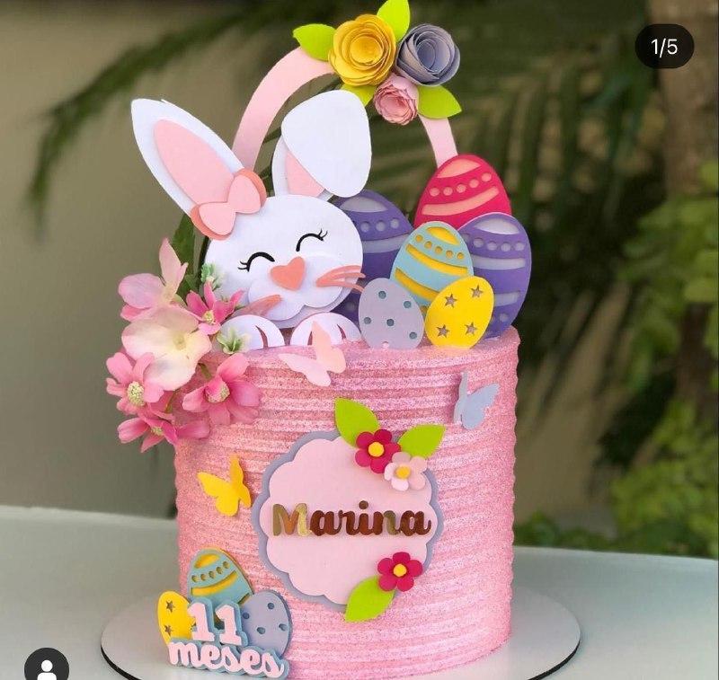 Arquivo de corte topo de bolo Páscoa